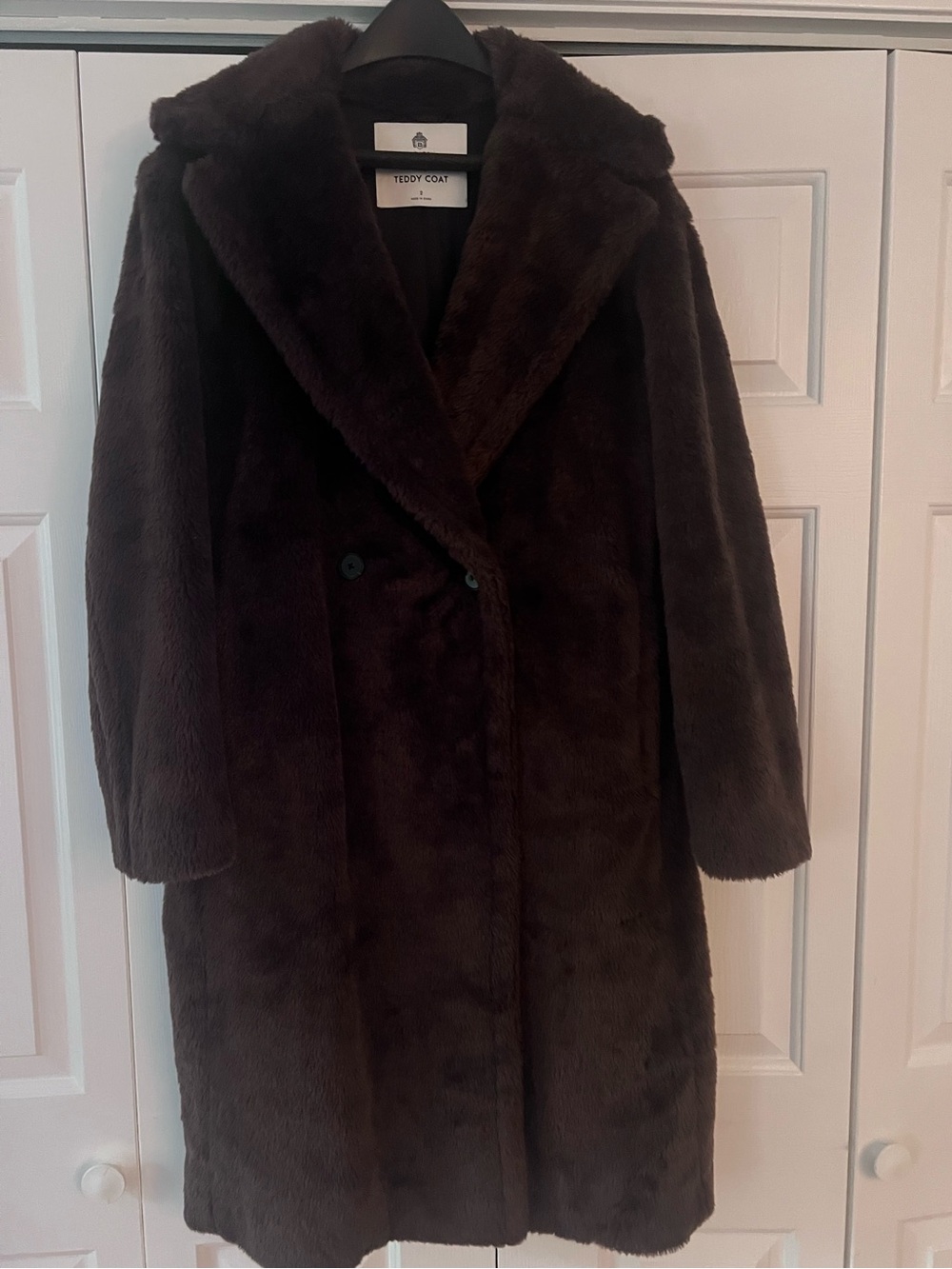 Aritzia Brown Teddy Coat NWOT